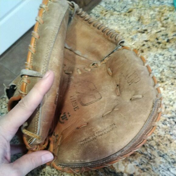 Baseball Glove Mizuno Franchise Model C001 Pro Scoop Catchers Mitt Power Lock - Picture 2 of 10